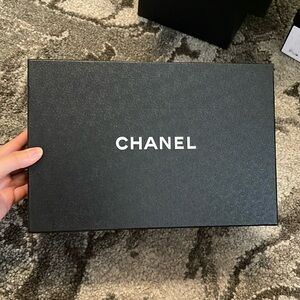 Chanel Black Shoe Box